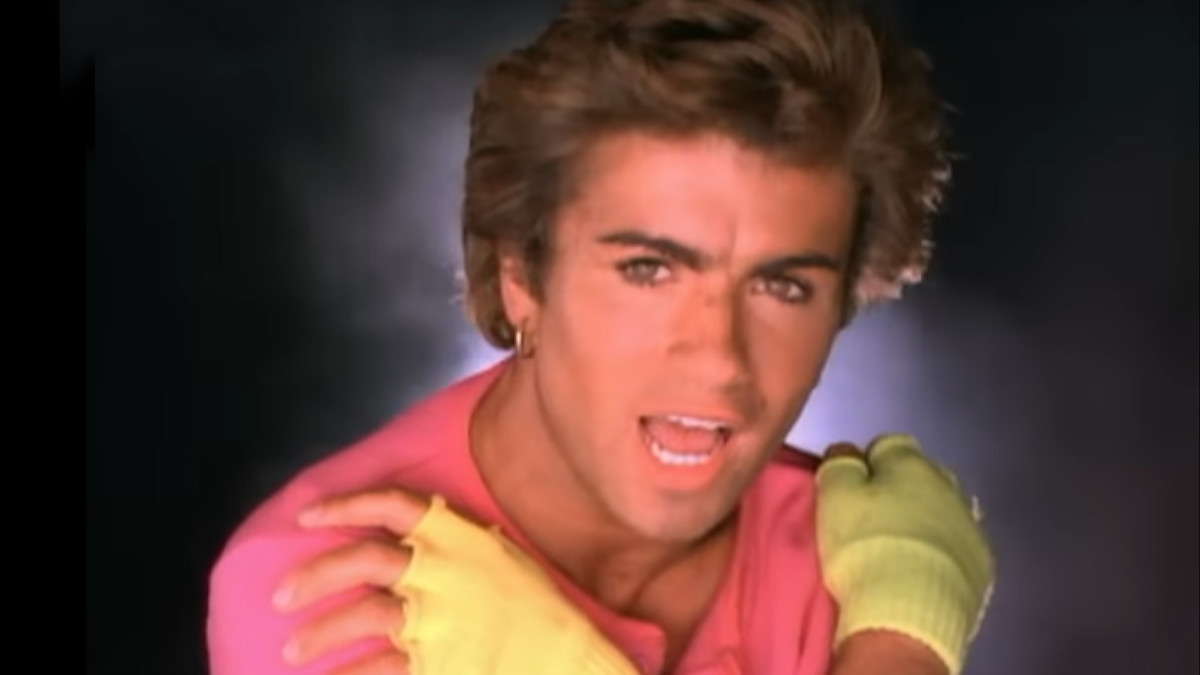George Michael, still uit Wake Me Up Before You Go-Go
